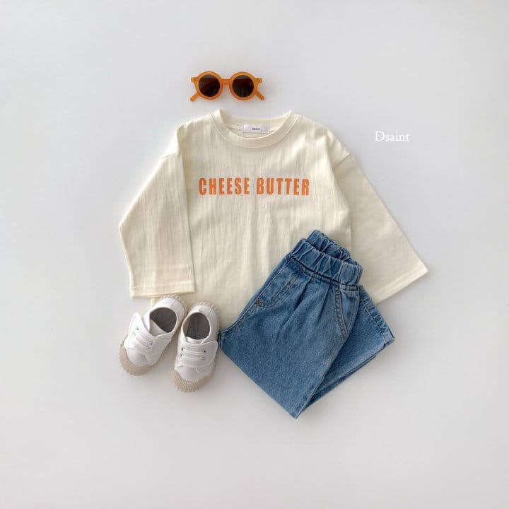 Dsaint - Korean Children Fashion - #kidzfashiontrend - Cheese Butter Tee - 6