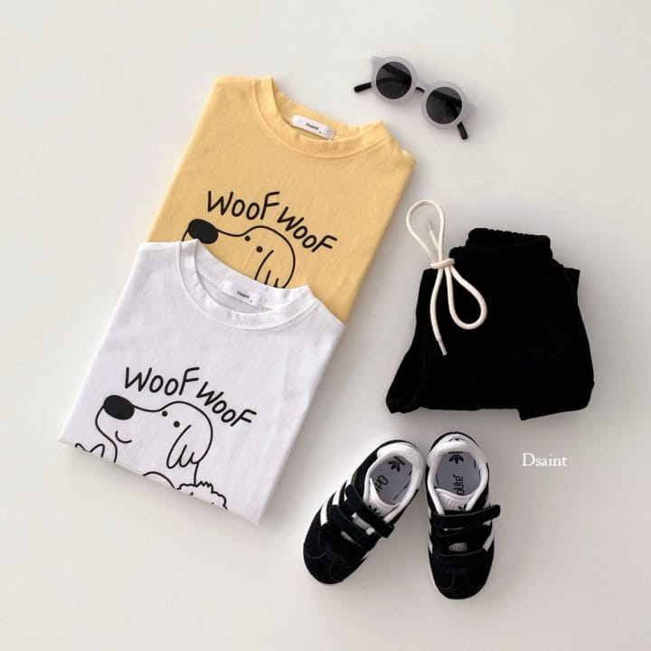 Dsaint - Korean Children Fashion - #littlefashionista - Dog Friend Tee - 5