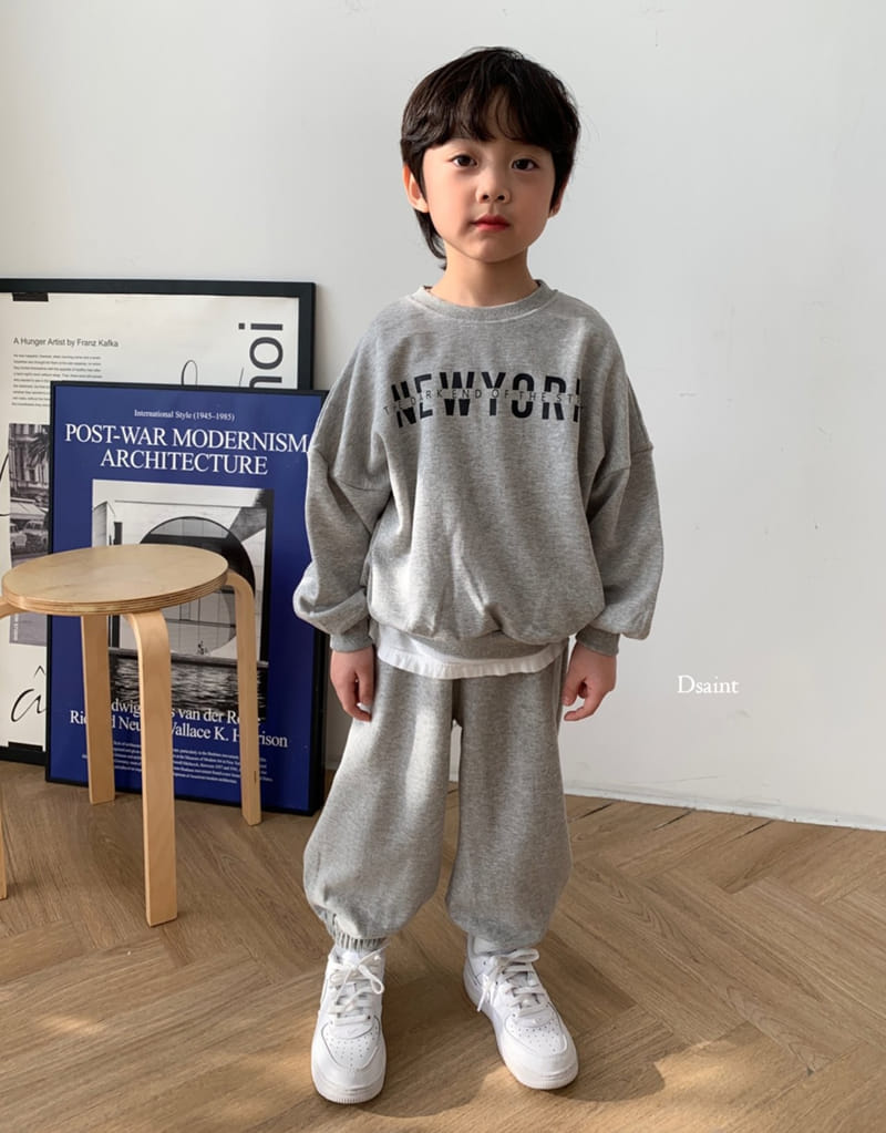 Dsaint - Korean Children Fashion - #magicofchildhood - Street New York Top Bottom Set - 9