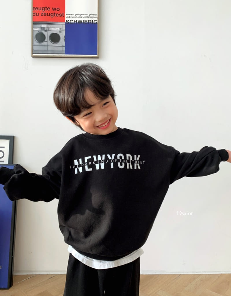 Dsaint - Korean Children Fashion - #minifashionista - Street New York Top Bottom Set - 10