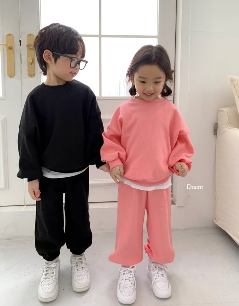 Dsaint - Korean Children Fashion - #minifashionista - Daily Top Bottom Set - 11