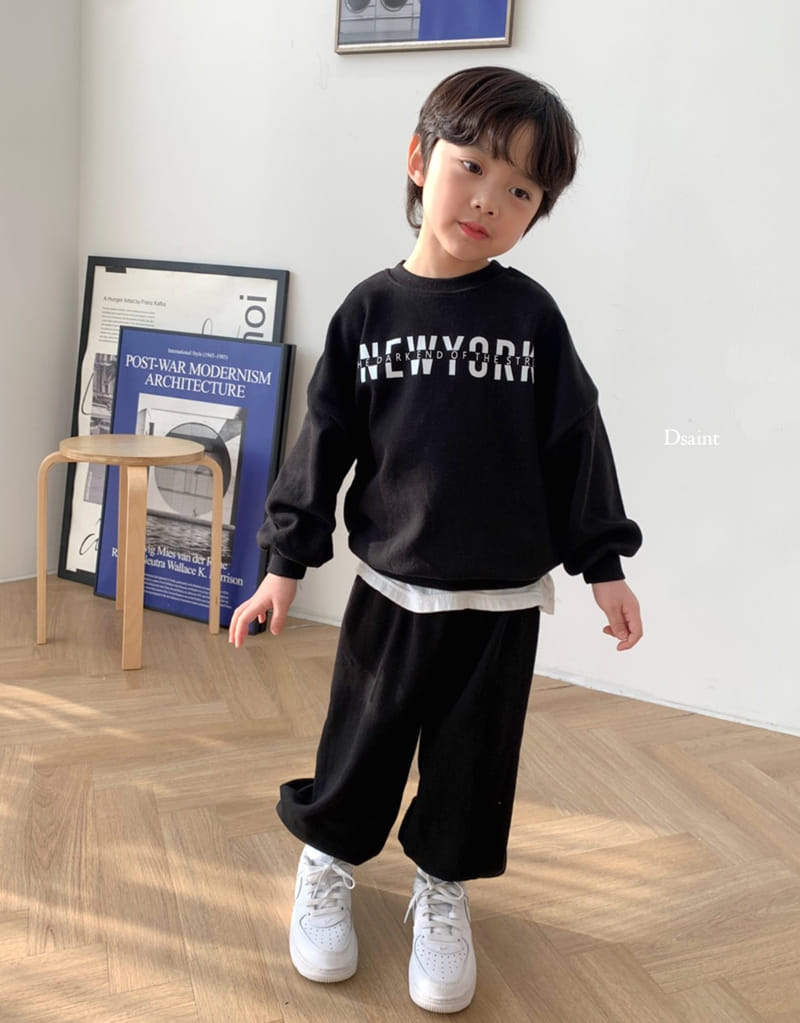 Dsaint - Korean Children Fashion - #prettylittlegirls - Street New York Top Bottom Set - 11