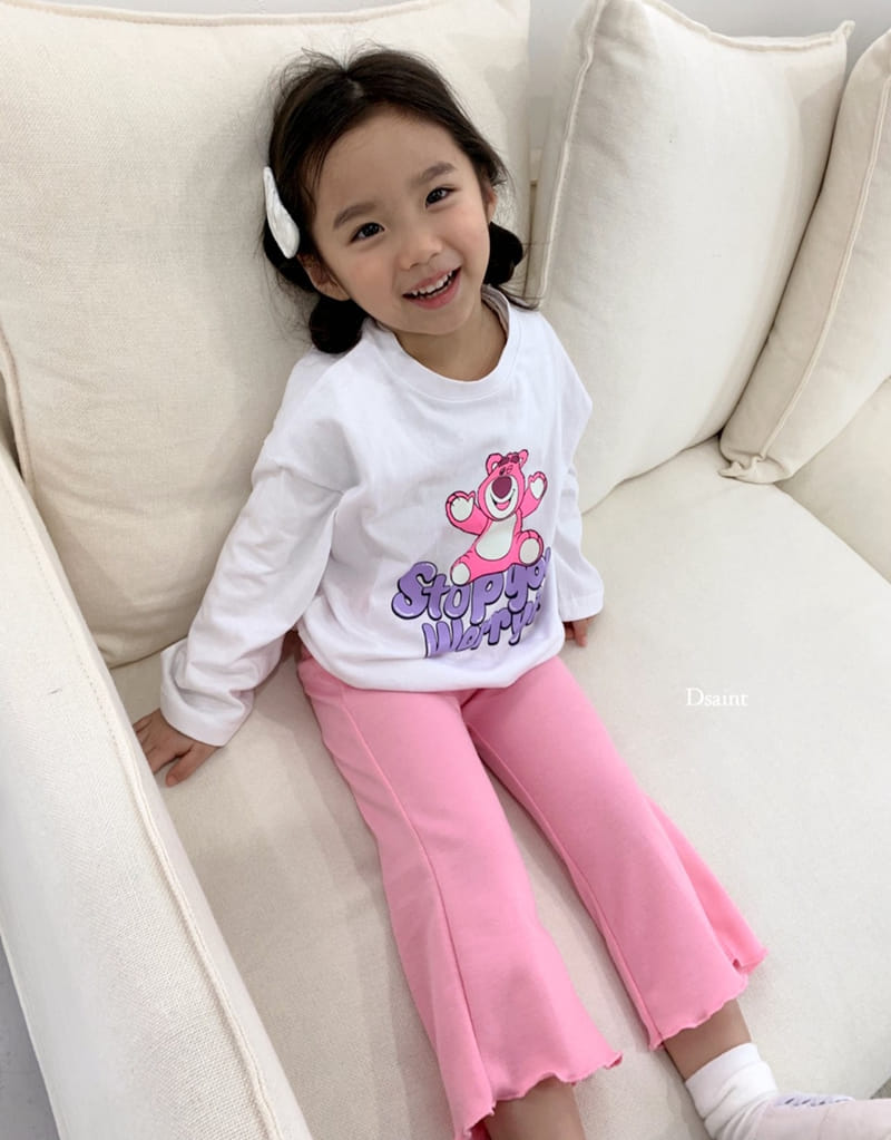 Dsaint - Korean Children Fashion - #todddlerfashion - Bbom Bbom Terry Wide Pants - 10