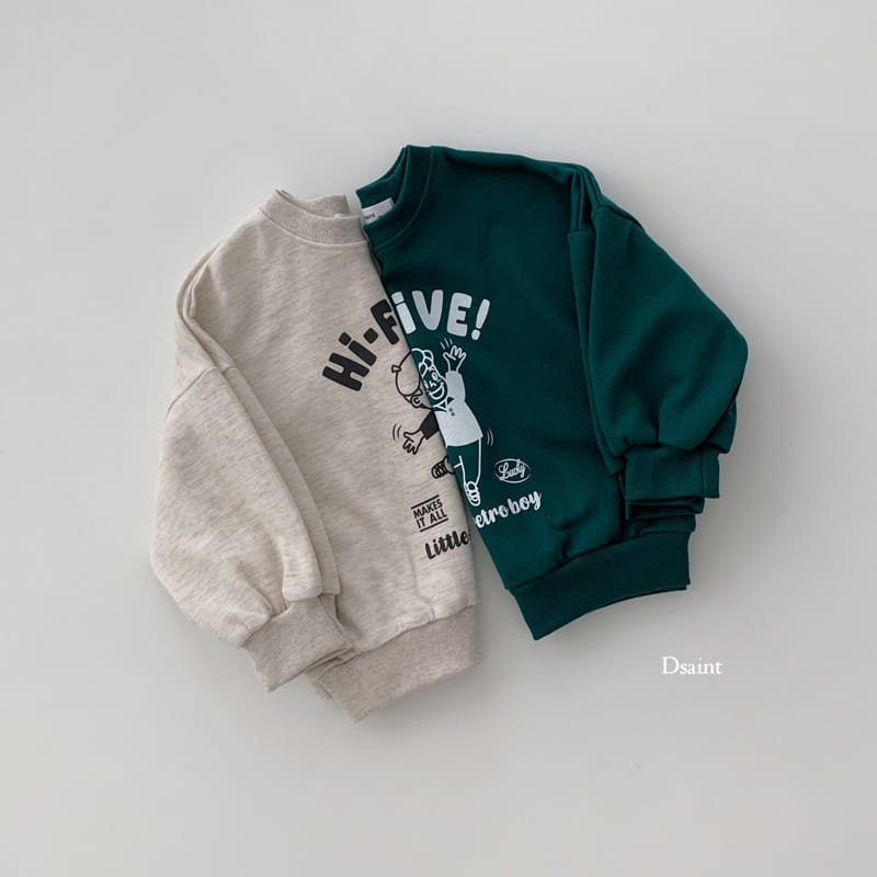 Dsaint - Korean Children Fashion - #todddlerfashion - Hifive Sweatshirt - 2