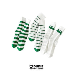 Dudie - Korean Children Fashion - #Kfashion4kids - Green Stan 3 Type Set