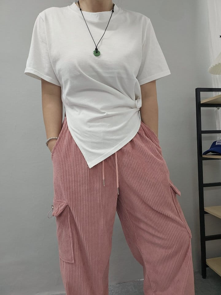 Gram - Korean Women Fashion - #restrostyle - Rib Stopper Pants