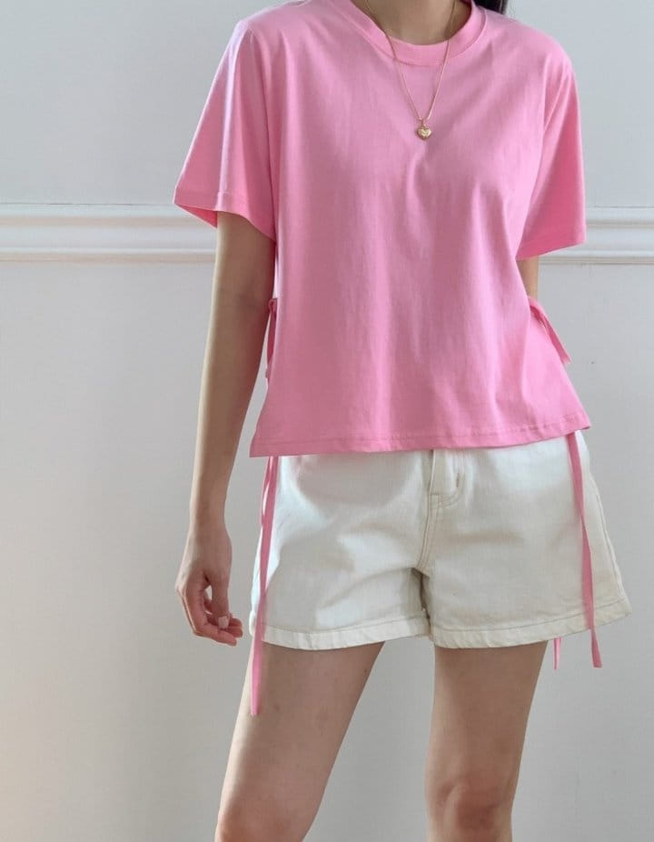 Gram - Korean Women Fashion - #thelittlethings - Jacksie Ribbon Tee - 9