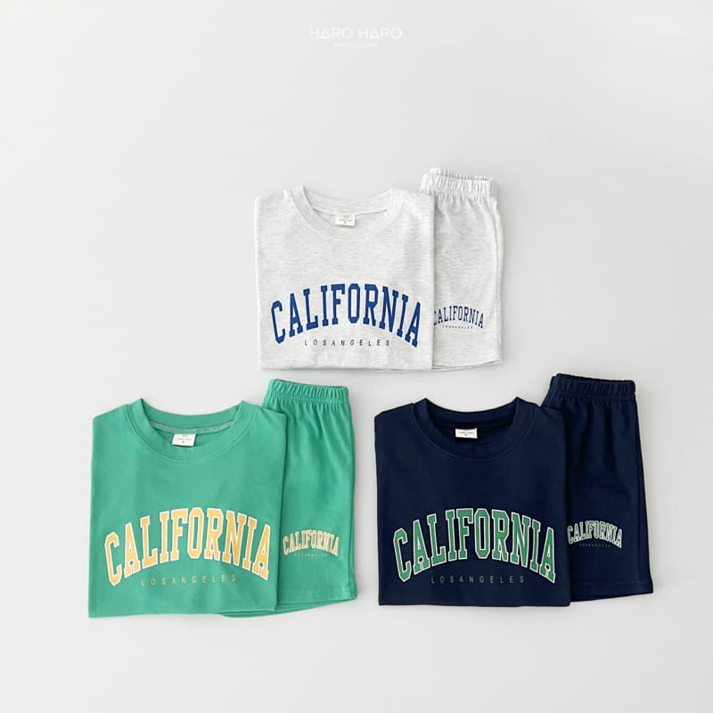 Haro Haro - Korean Children Fashion - #childofig - California Top Bottom Set - 9