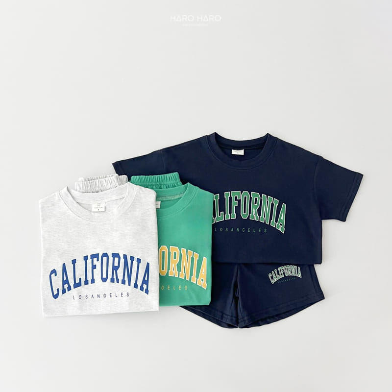 Haro Haro - Korean Children Fashion - #magicofchildhood - California Top Bottom Set - 6