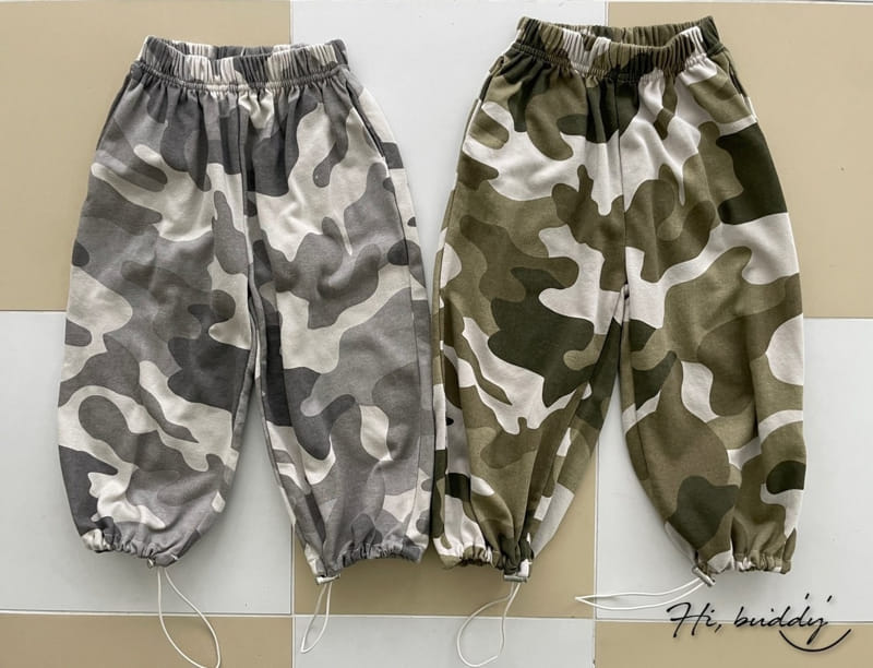 Hi Byebebe - Korean Children Fashion - #magicofchildhood - Camo Terry Pants