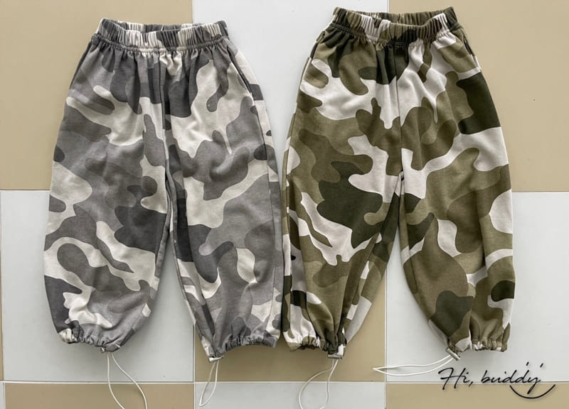 Hi Byebebe - Korean Children Fashion - #prettylittlegirls - Camo Terry Pants - 3