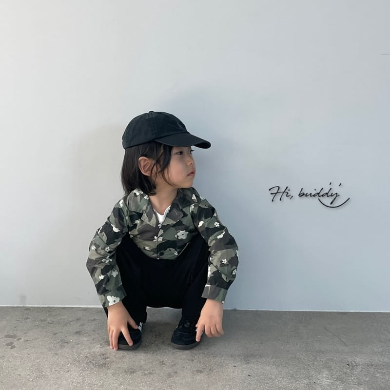 Hi Byebebe - Korean Children Fashion - #prettylittlegirls - Camo Flower Shirt - 7