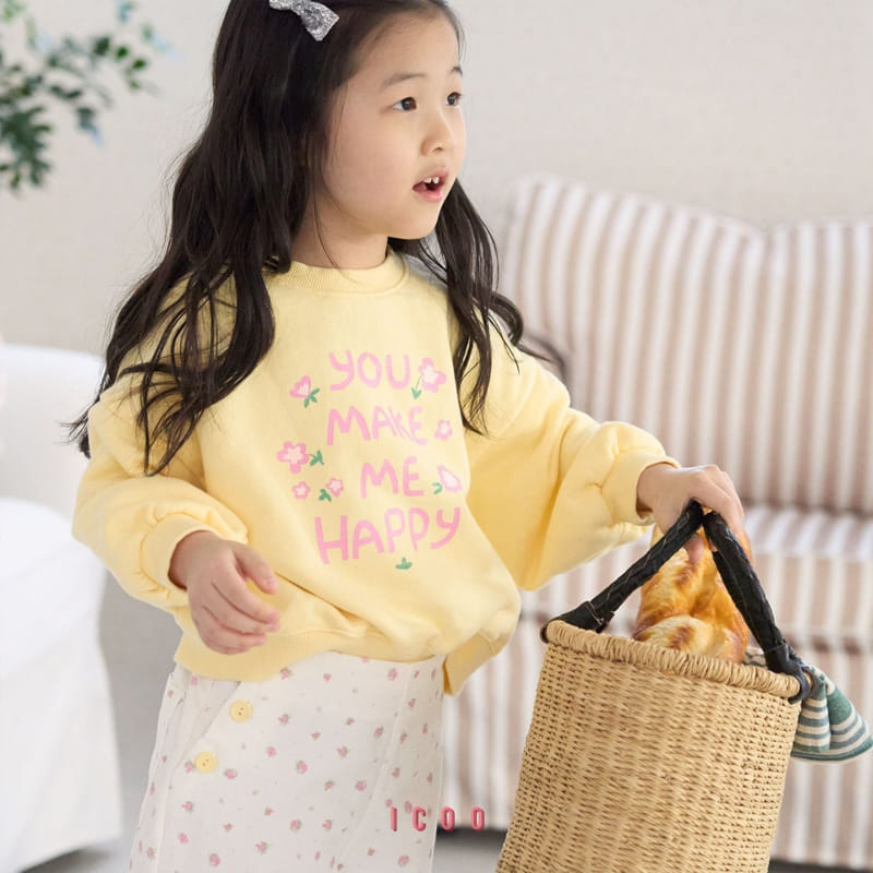 Icoo - Korean Children Fashion - #Kfashion4kids - Happy Sweatshirt - 9