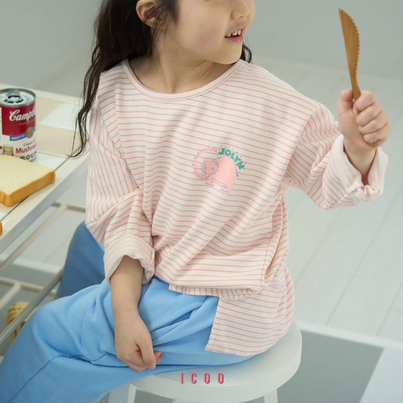 Icoo - Korean Children Fashion - #childofig - D Long Tee - 3