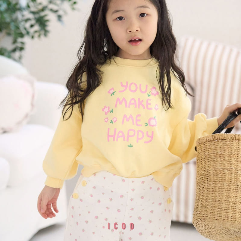 Icoo - Korean Children Fashion - #childofig - Happy Sweatshirt