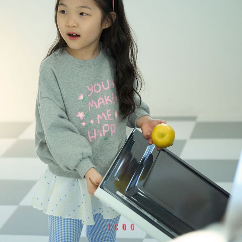 Icoo - Korean Children Fashion - #childrensboutique - Happy Sweatshirt - 2