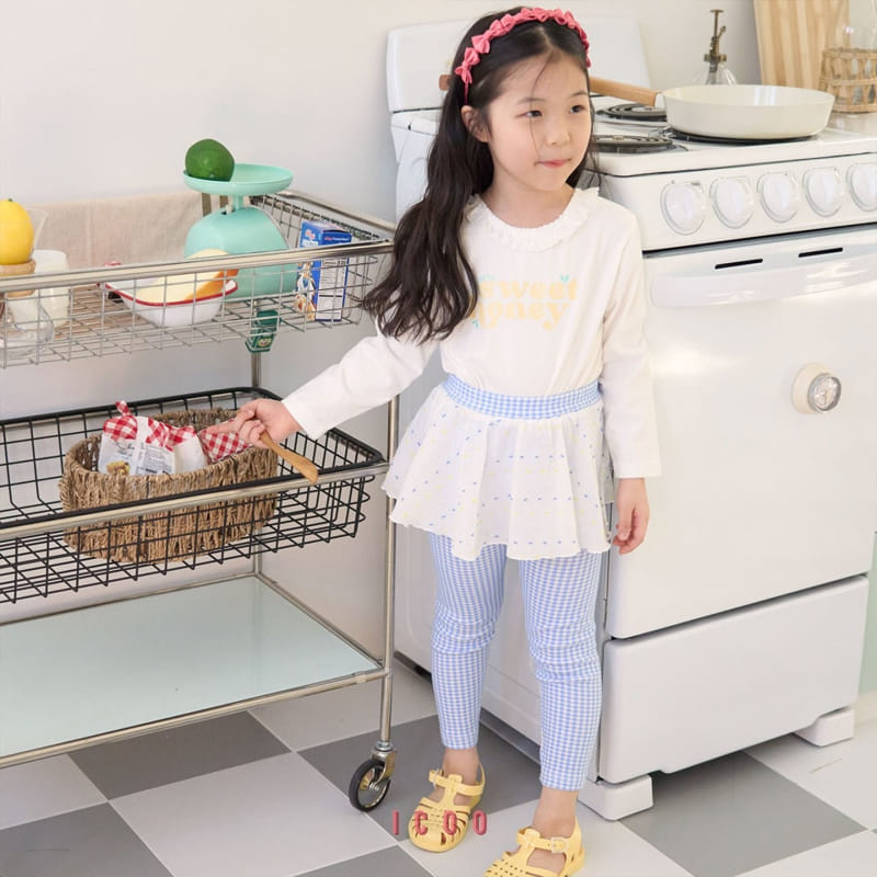 Icoo - Korean Children Fashion - #discoveringself - Candy Skirt Leggings