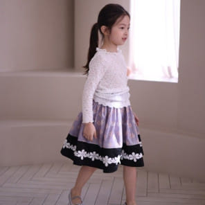 Isis - Korean Children Fashion - #stylishchildhood - Dot Color Skirt