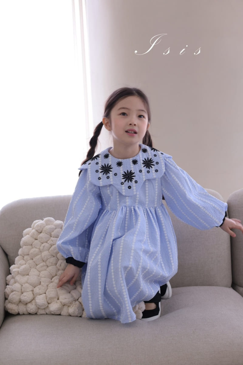 Isis - Korean Children Fashion - #todddlerfashion - Ccobang Black Embroidery One-Piece - 8