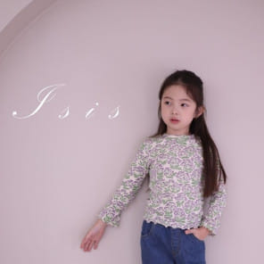 Isis - Korean Children Fashion - #toddlerclothing - Flower Paint Tee