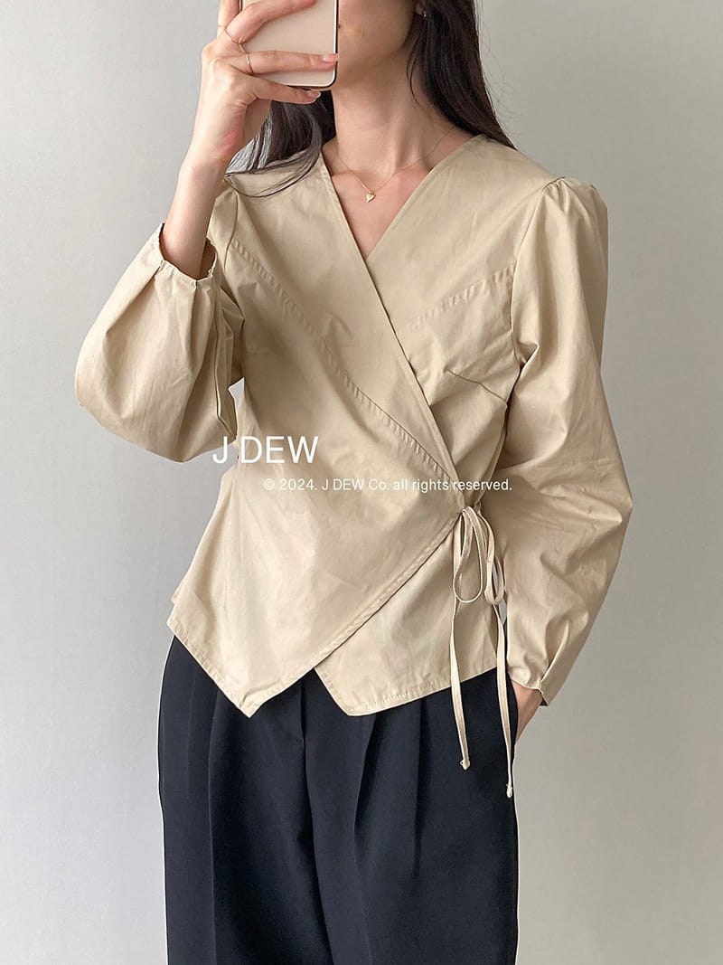 J dew - Korean Women Fashion - #momslook - Move Wrap Blouse - 10