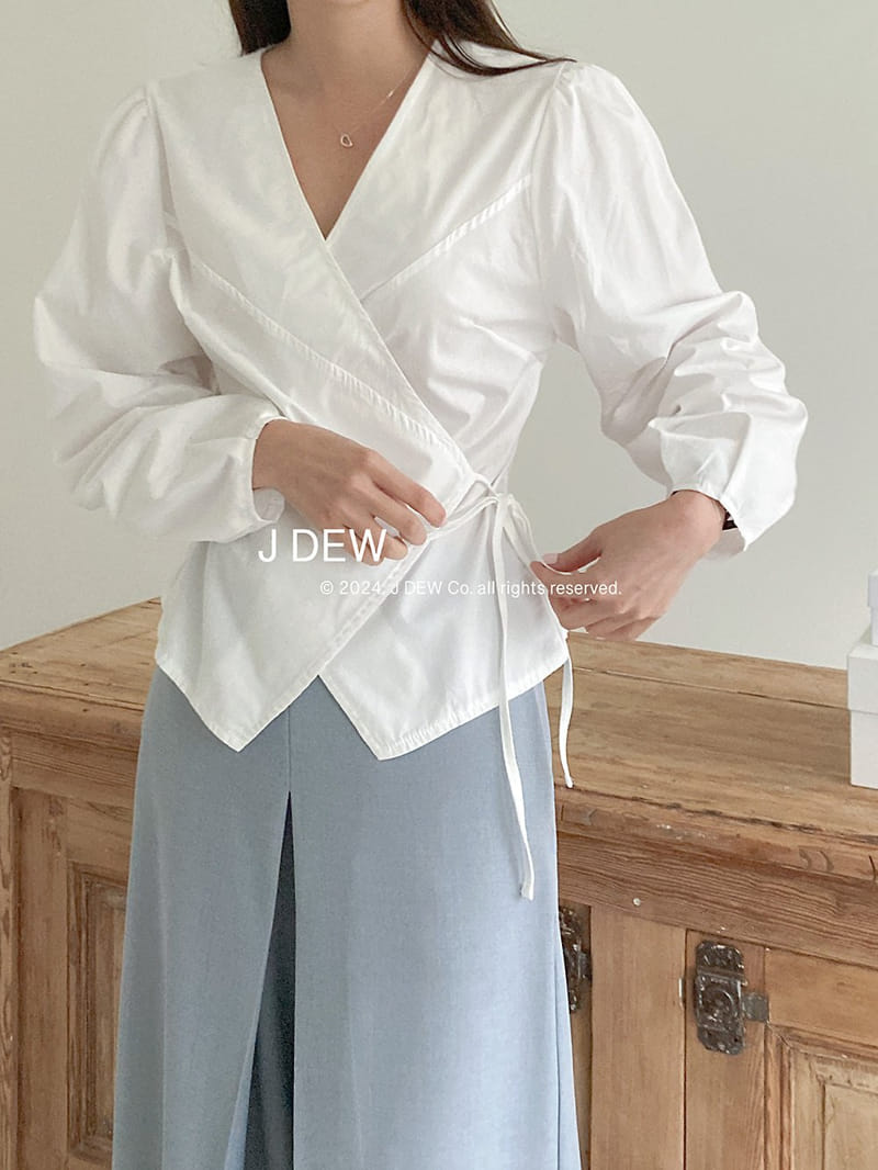 J dew - Korean Women Fashion - #momslook - Move Wrap Blouse - 5