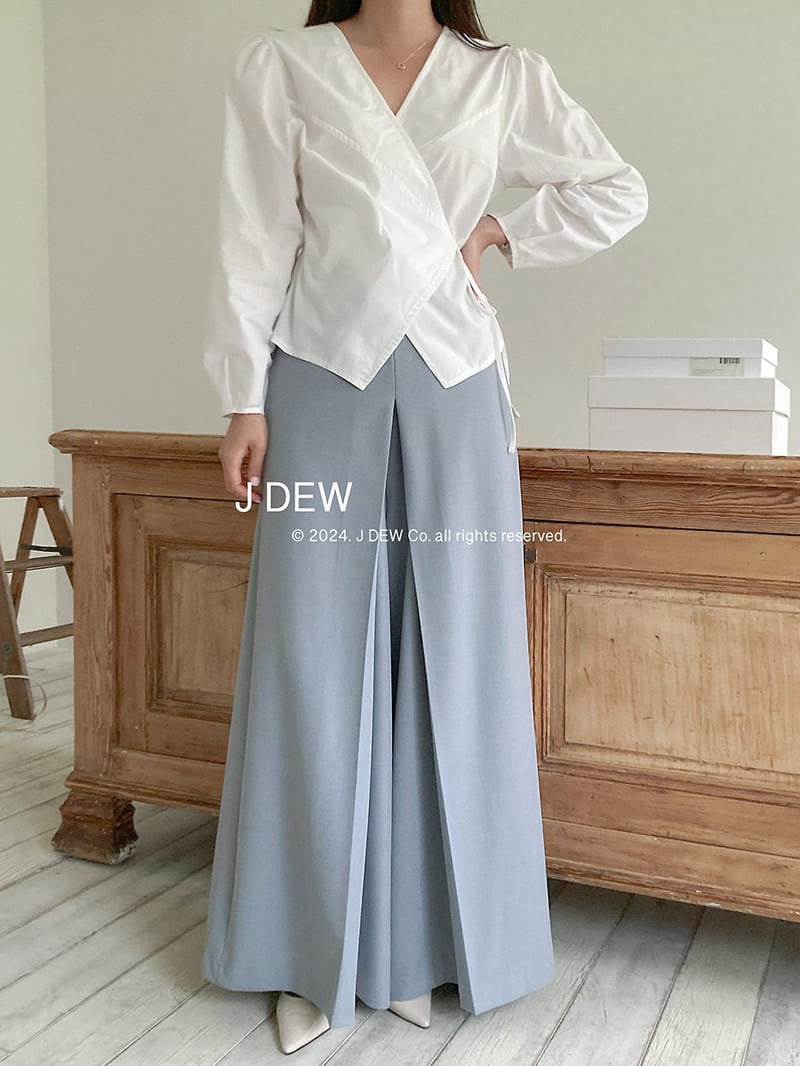 J dew - Korean Women Fashion - #momslook - Move Wrap Blouse - 9