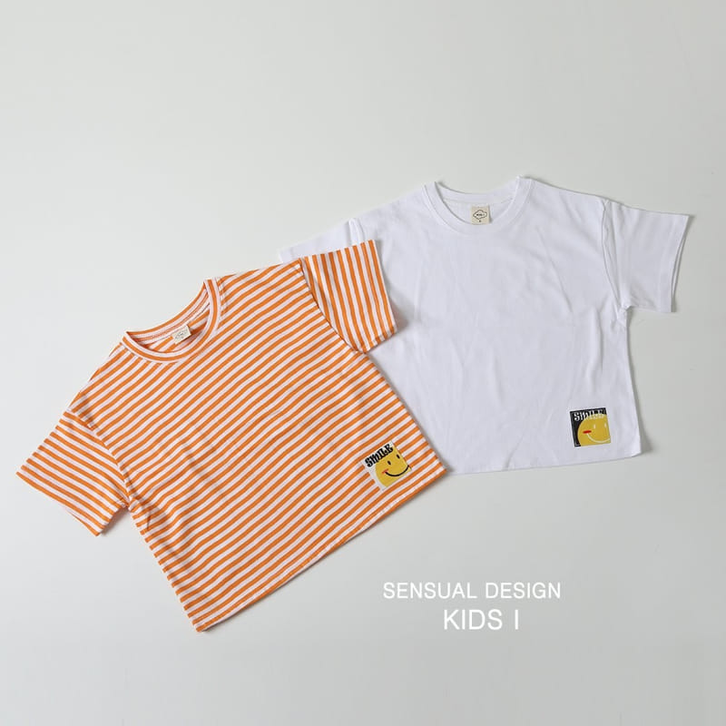 Kids i - Korean Children Fashion - #discoveringself - One Plus One Smile ST Tee - 3