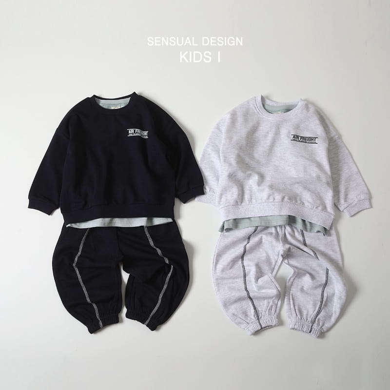 Kids i - Korean Children Fashion - #discoveringself - Airplane Top Bottom Set