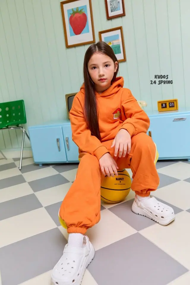 Kudos - Korean Children Fashion - #kidsshorts - World Hoody Sweat Shirt - 3