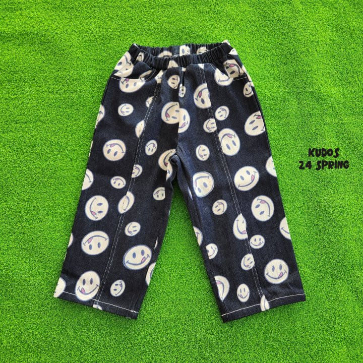 Kudos - Korean Children Fashion - #kidsstore - Smile Denim Pants - 10