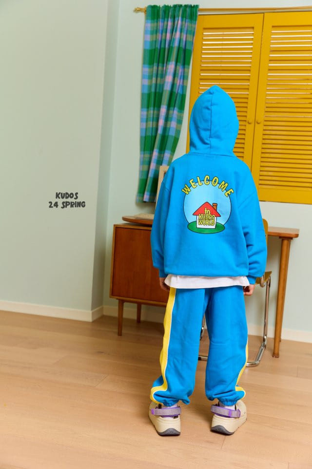 Kudos - Korean Children Fashion - #minifashionista - World Hoody Sweat Shirt - 9