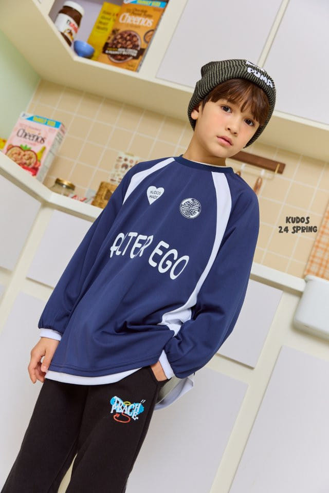 Kudos - Korean Children Fashion - #minifashionista - Soccoer Jersey Long Sleeve Tee - 7