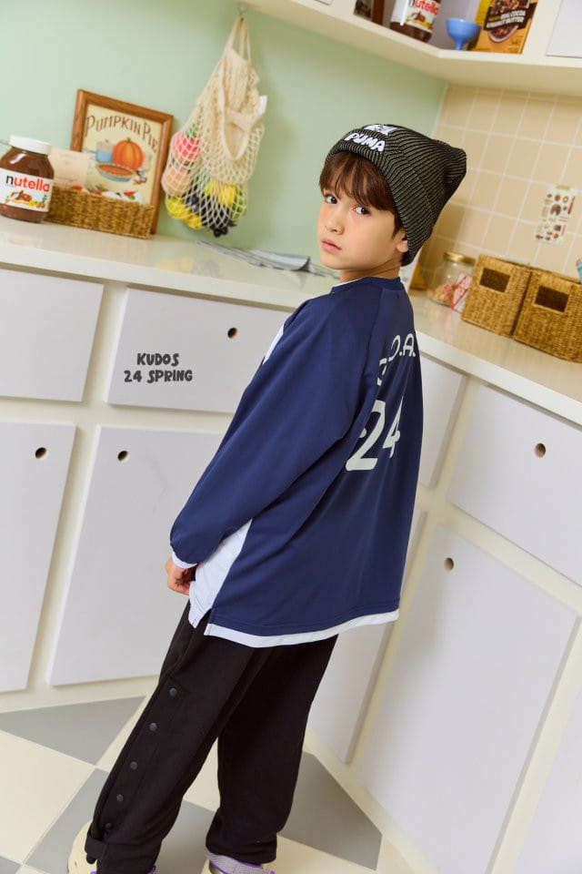 Kudos - Korean Children Fashion - #prettylittlegirls - Soccoer Jersey Long Sleeve Tee - 8