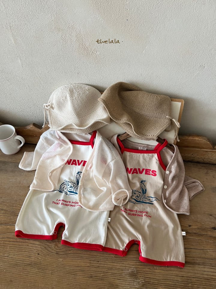 Lala - Korean Baby Fashion - #babyboutique - Wave Body Suit