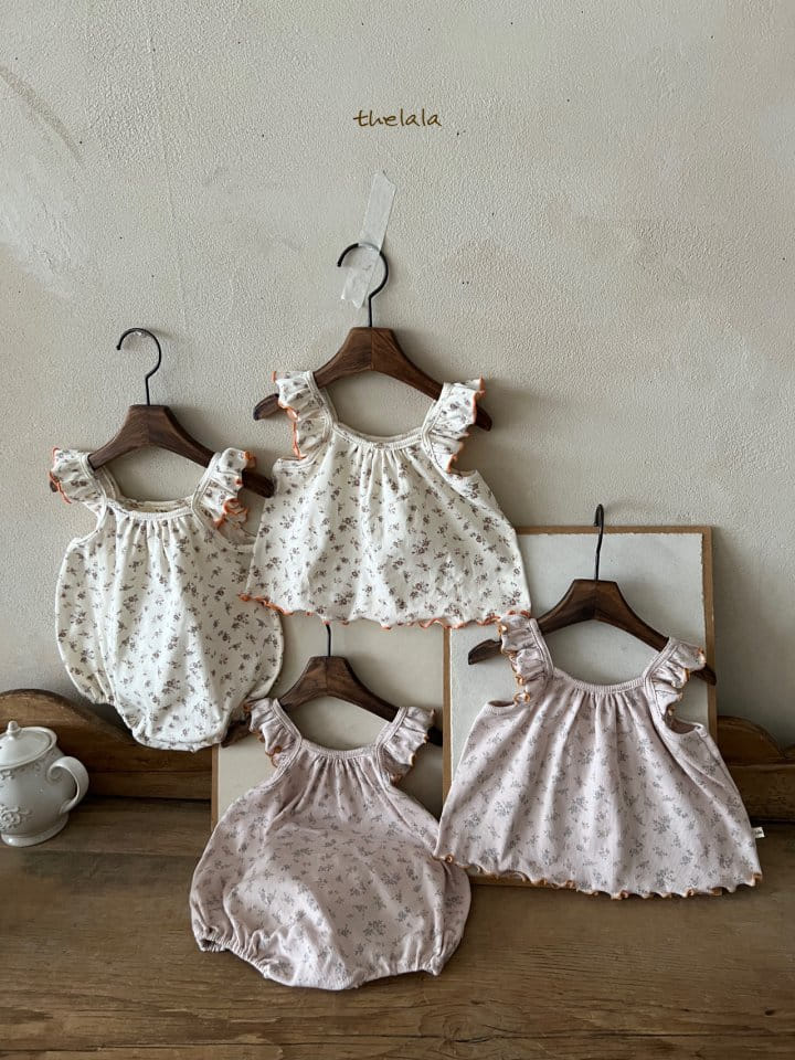 Lala - Korean Baby Fashion - #babyoutfit - Mina Frill Body Suit - 4