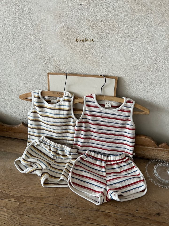 Lala - Korean Children Fashion - #prettylittlegirls - Poby Top Bottom Set - 2