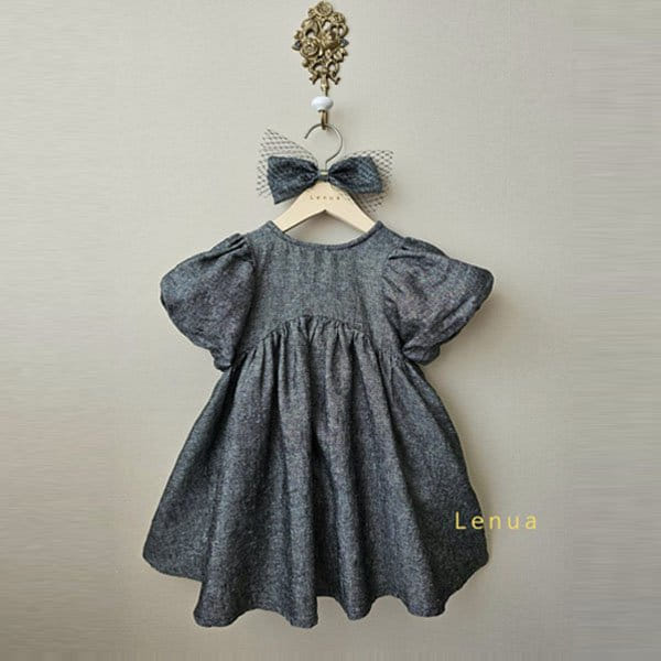 Lenua - Korean Children Fashion - #discoveringself - Pearl Linen One-Piece