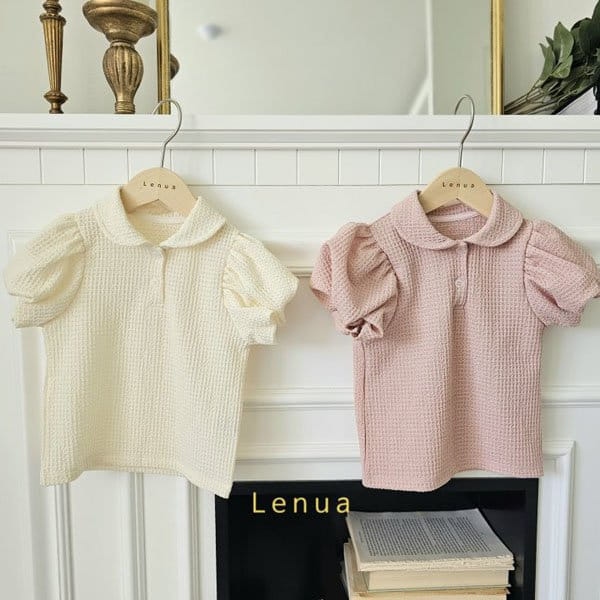 Lenua - Korean Children Fashion - #magicofchildhood - Illy Collar Puff Tee