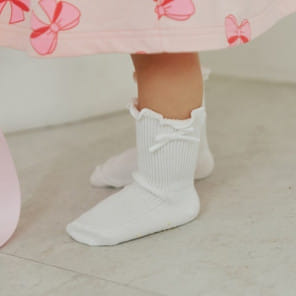 Littletini - Korean Baby Fashion - #babyfashion - Lina Ribbon Socks