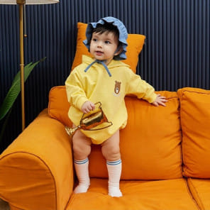 Littletini - Korean Baby Fashion - #babyoutfit - Zesty Body Suit