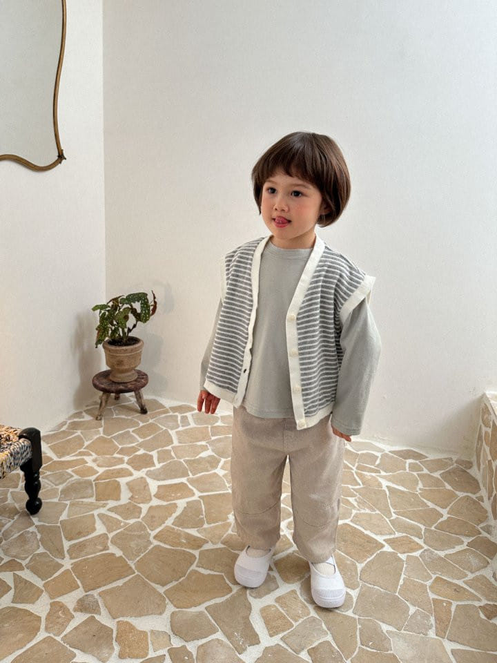 Lolobole - Korean Children Fashion - #Kfashion4kids - Terry ST Vest - 3