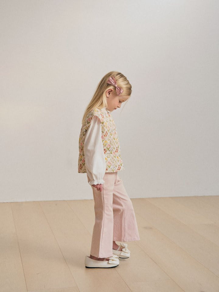 Lolobole - Korean Children Fashion - #childofig - Button Span Boots Cut Pants - 11