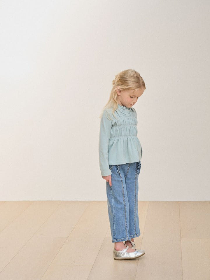 Lolobole - Korean Children Fashion - #childofig - Wrinkle Smoke Tee - 6