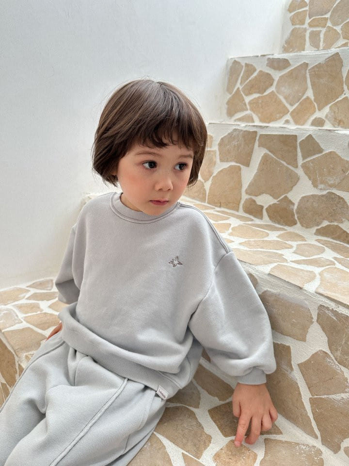 Lolobole - Korean Children Fashion - #childofig - Stitch Bird Sweatshirt - 2