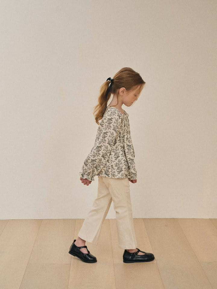 Lolobole - Korean Children Fashion - #childrensboutique - Smoke Flower Blouse - 9