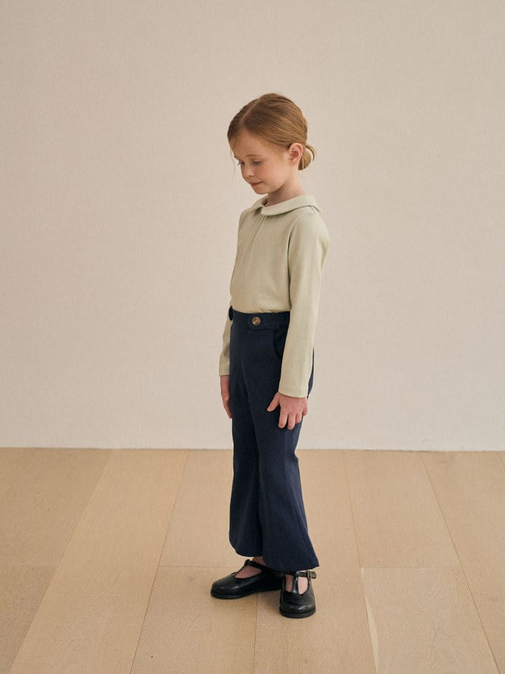 Lolobole - Korean Children Fashion - #designkidswear - Collar Pintuck Tee - 8