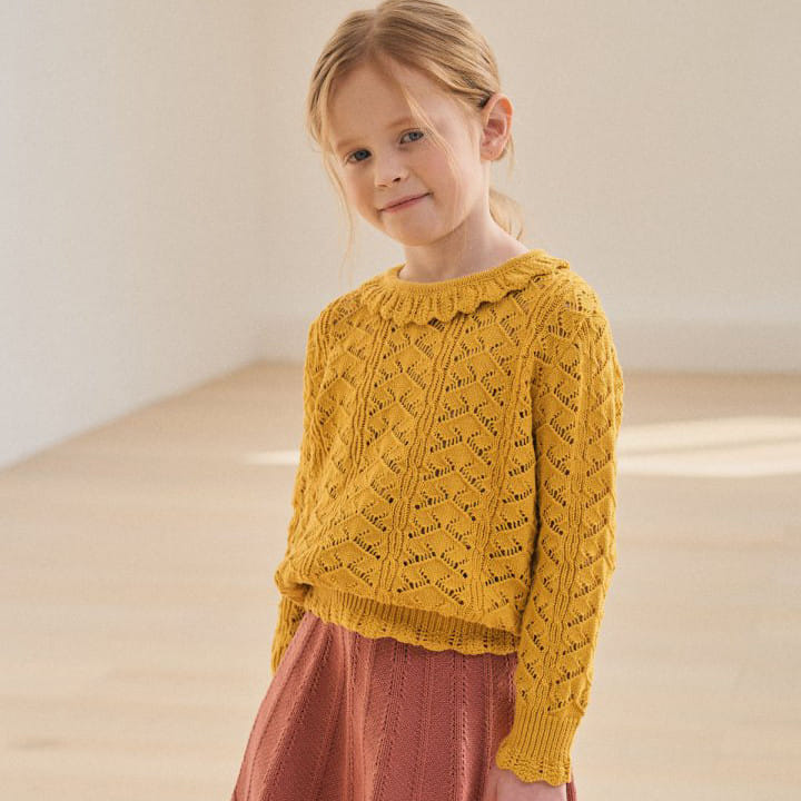 Lolobole - Korean Children Fashion - #designkidswear - Punching Collat Knit