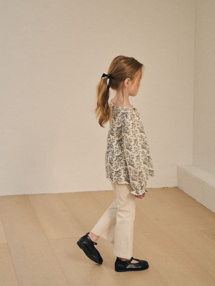 Lolobole - Korean Children Fashion - #discoveringself - Smoke Flower Blouse - 11