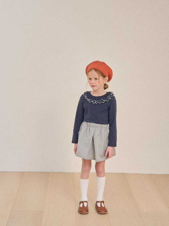 Lolobole - Korean Children Fashion - #fashionkids - Connected Wrinkle Skirt - 8